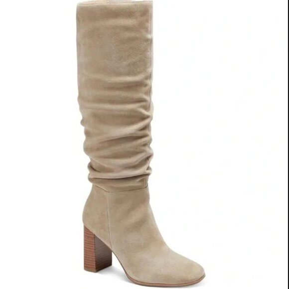 INC Womens Valdal Zipper Block Heel Knee-High Boots - Picture 1 of 5